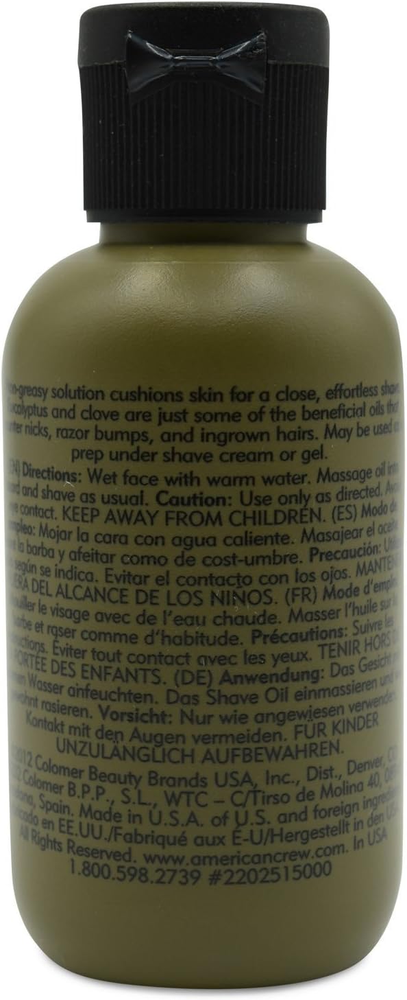 AMERICAN CREW Ultra Gliding Shave Oil, 1.7 Ounce : Beauty & Personal Care