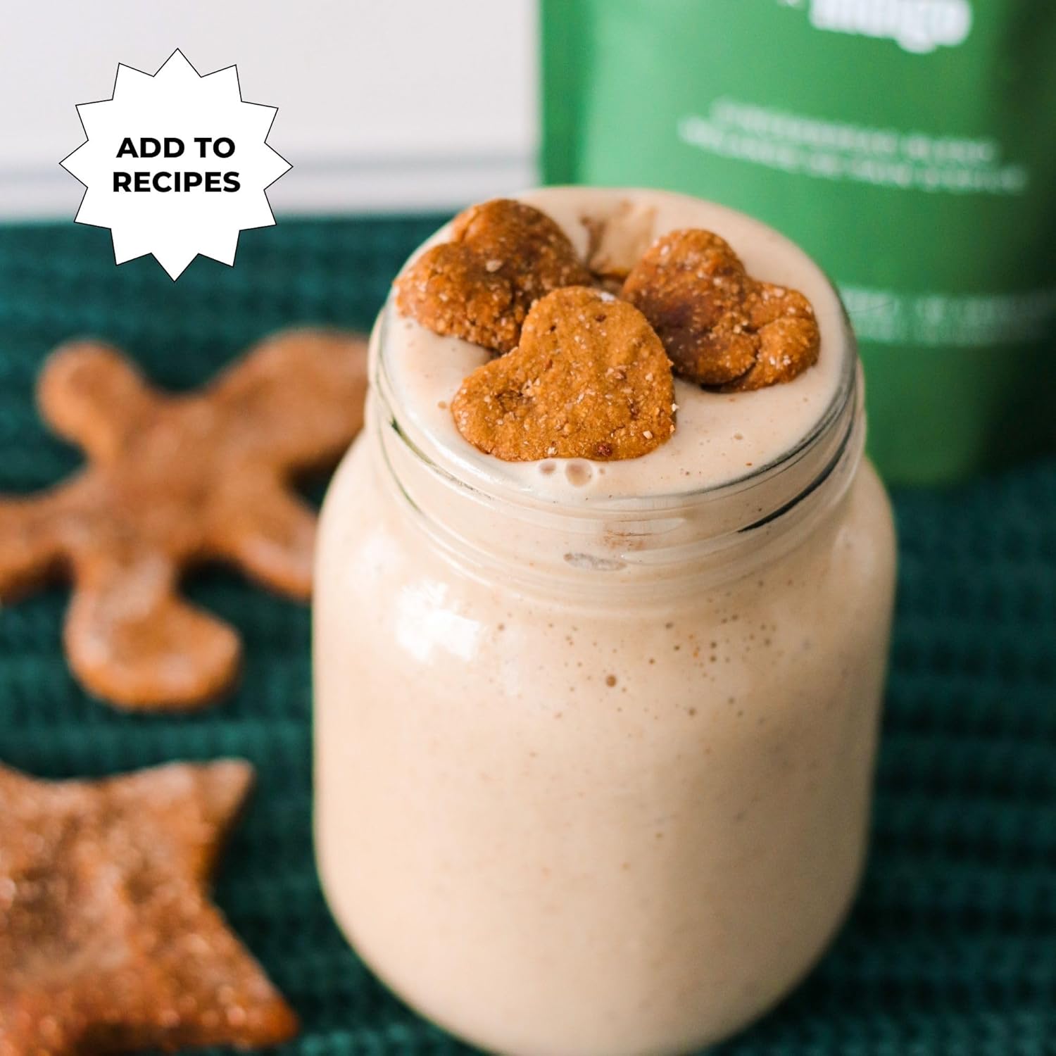 Blume Gingerbread Superfood Latte - Healthy Gut Blend With Lucuma And Ginger - 100G (30 Servings)
