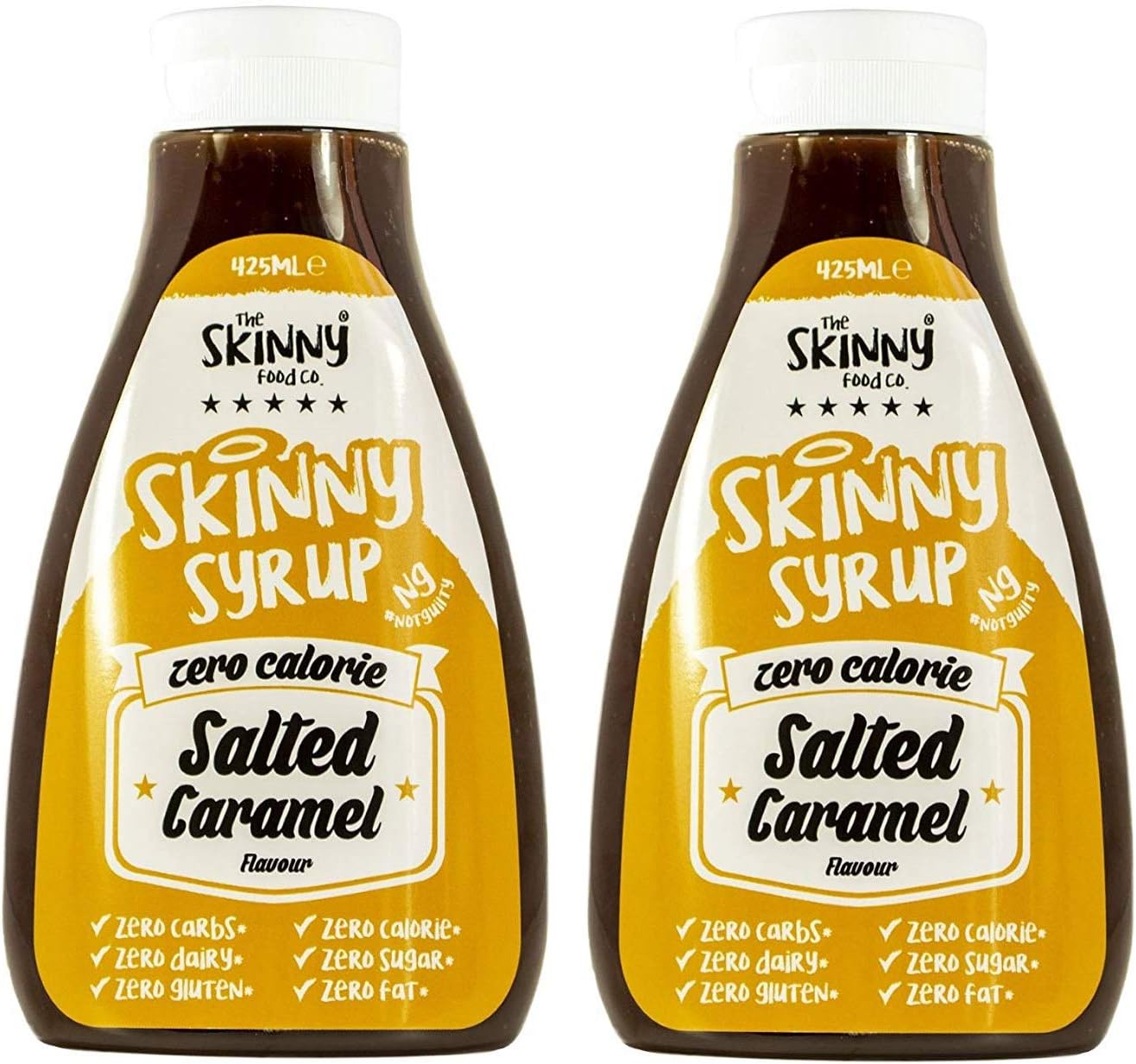 The Skinny Food Co. Zero Calorie Salted Caramel Syrup, 425 ml (2 Pack) : Amazon.co.uk: Grocery