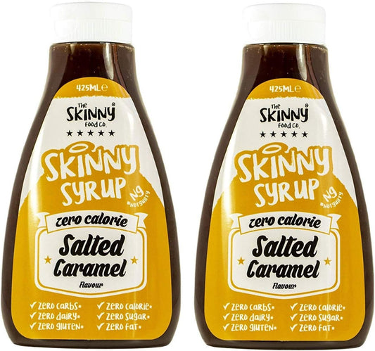 The Skinny Food Co. Zero Calorie Salted Caramel Syrup, 425 ml (2 Pack) : Amazon.co.uk: Grocery