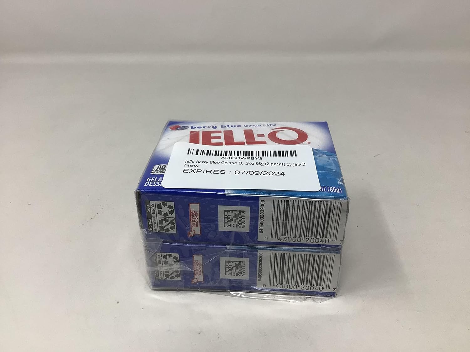 Jello Berry Blue Gelatin Dessert Jell-O 3oz 85g (2 packs) by Jell-O : Grocery & Gourmet Food