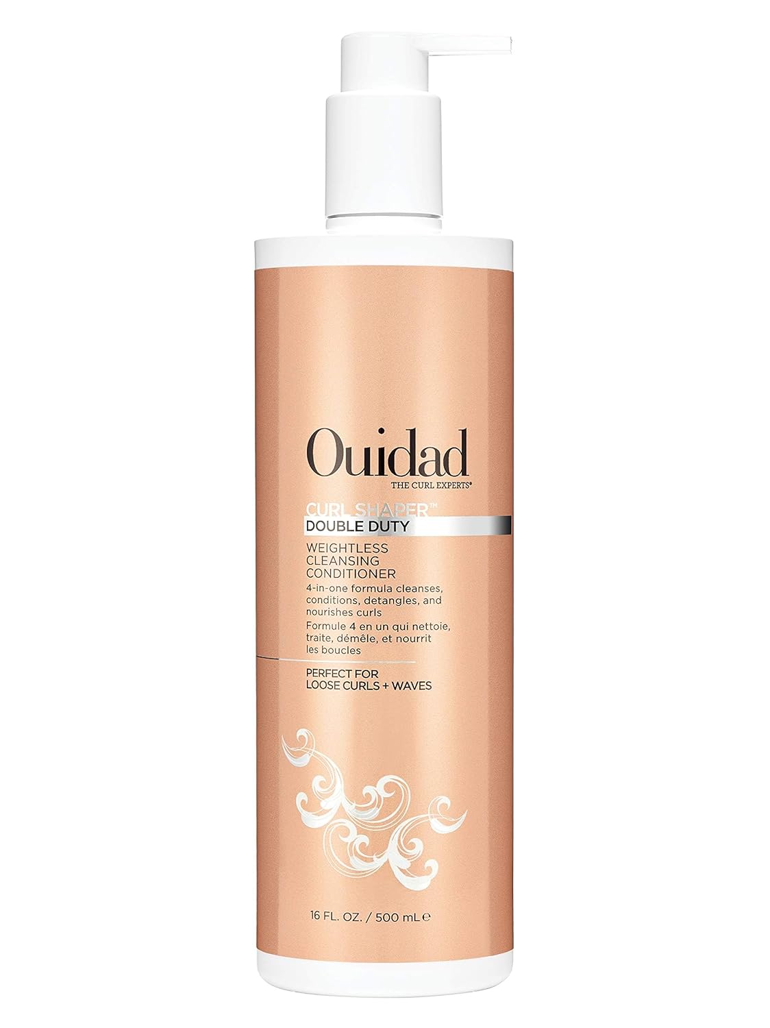 Ouidad Curl Shaper Double Duty Weightless Cleansing Conditioner, 16 Fl Oz, 94116