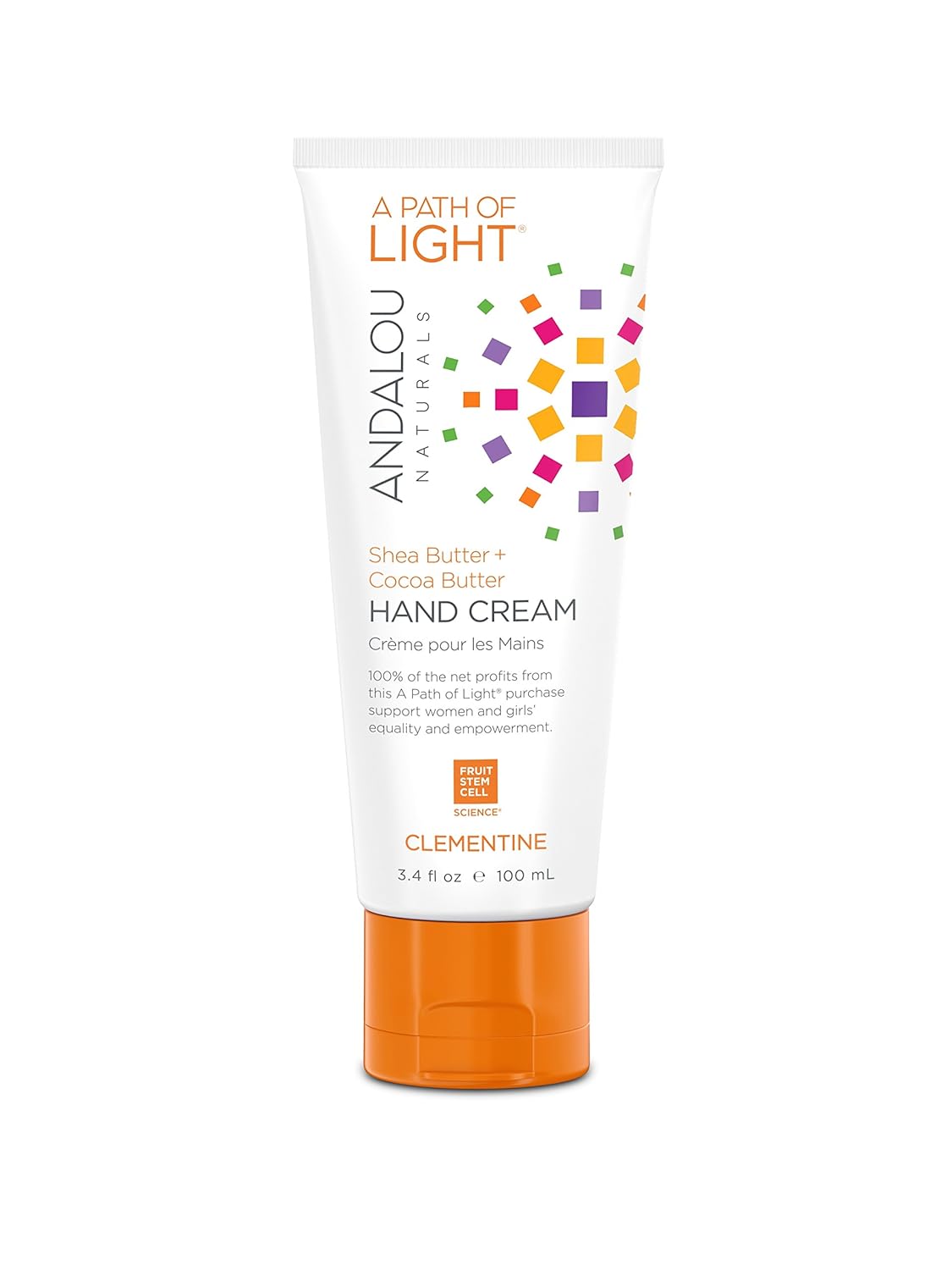 Andalou Naturals Clementine Hand Cream, 3.4 Ounce