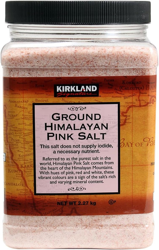 Kirkland Signature Ground Himalayan Pink Salt 2.27Kg,Cost1120945