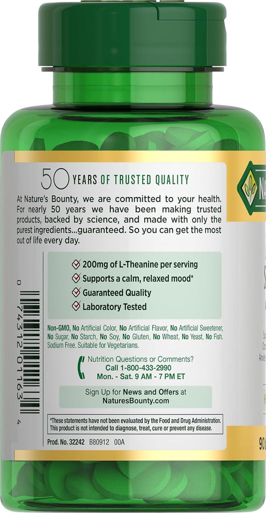Nature'S Bounty Stress Relief, Ashwagandha Ksm-66, Supports Occasional Stress Relief, Dietary Supplement, Tablets, 90 Ct