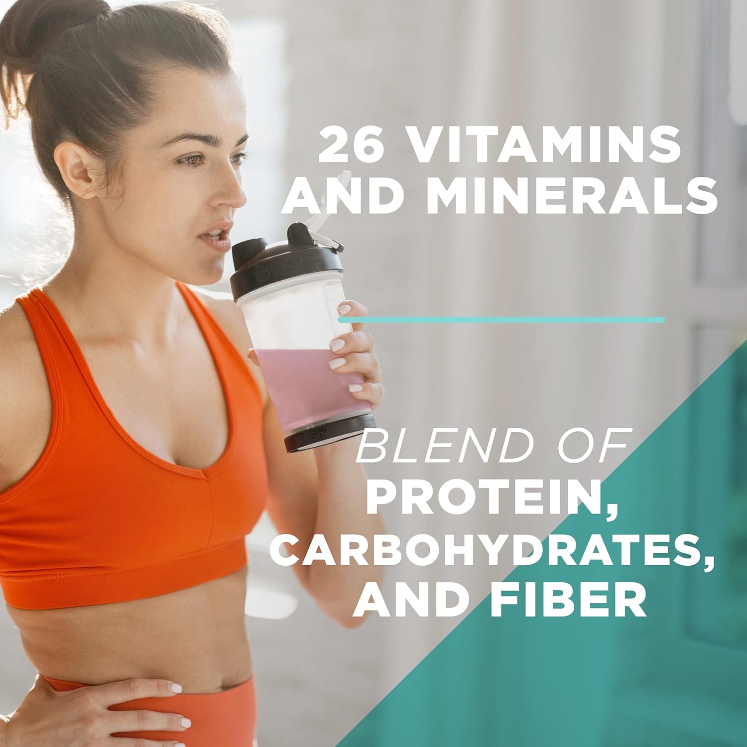 Advocare Meal Replacement Shake - Convenient, Delicious Shake Mix With Vitamins, Fiber & Protein - Contains Whey Protein, Oat Fiber, Biotin & More - Berry, 14 Pouches : Grocery & Gourmet Food