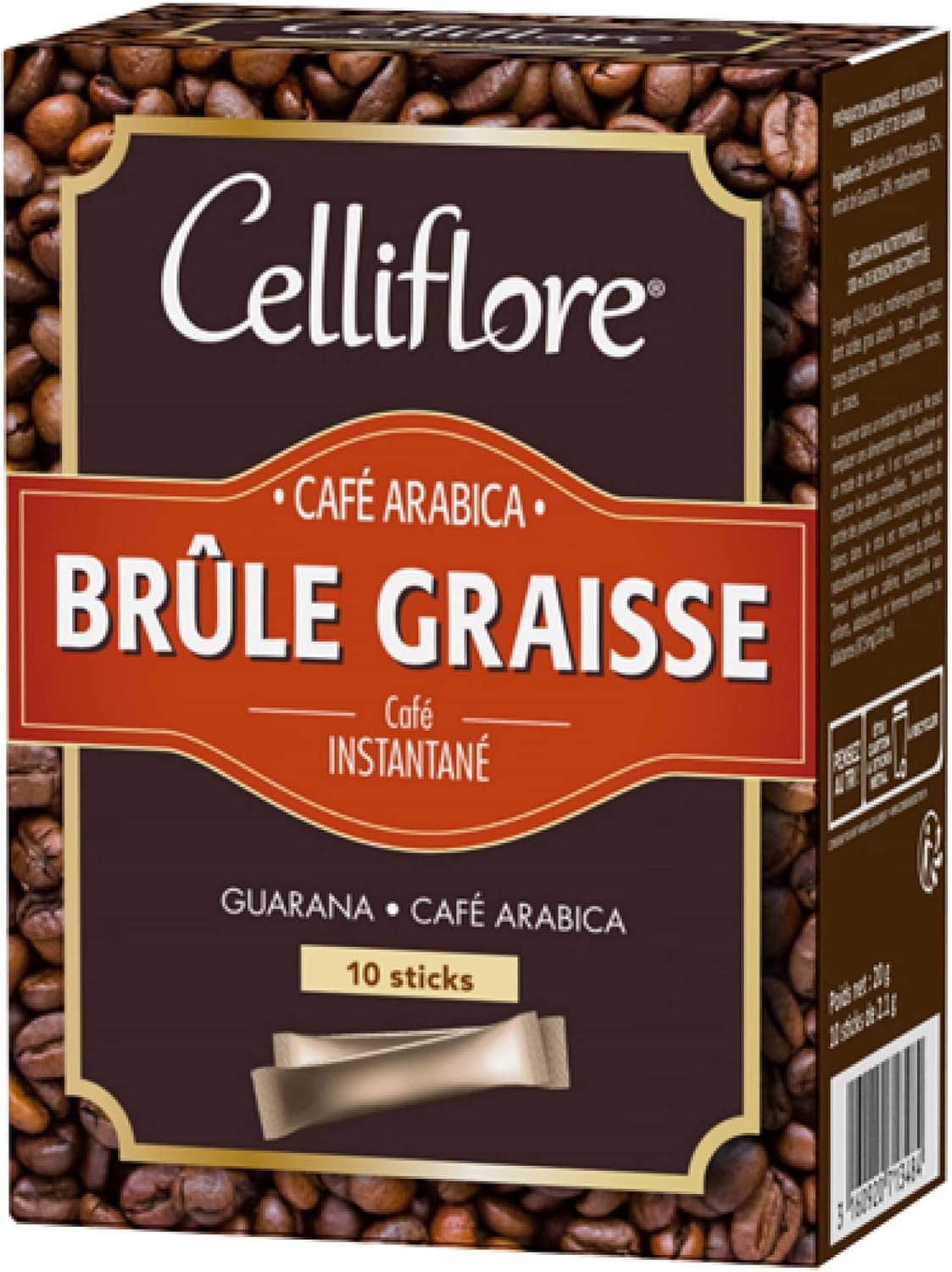 Celliflore Arabica Coffee For Weight Loss, 10 Sticks (10 X 20 Grams)