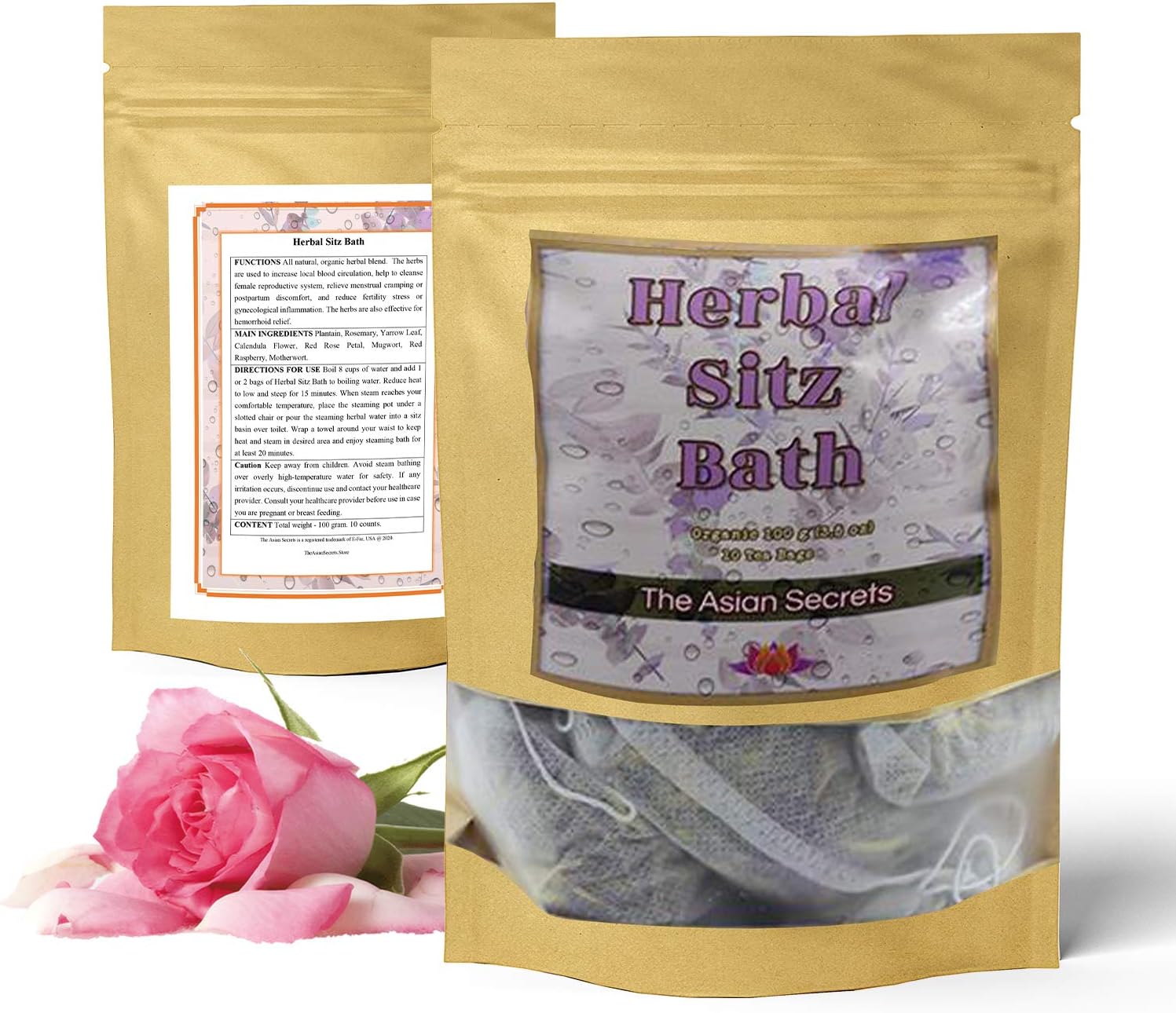 The Asian Secrets’ Herbal Steam Bath - for Feminine Care, Postpartum Recovery and Anti-Inflammation