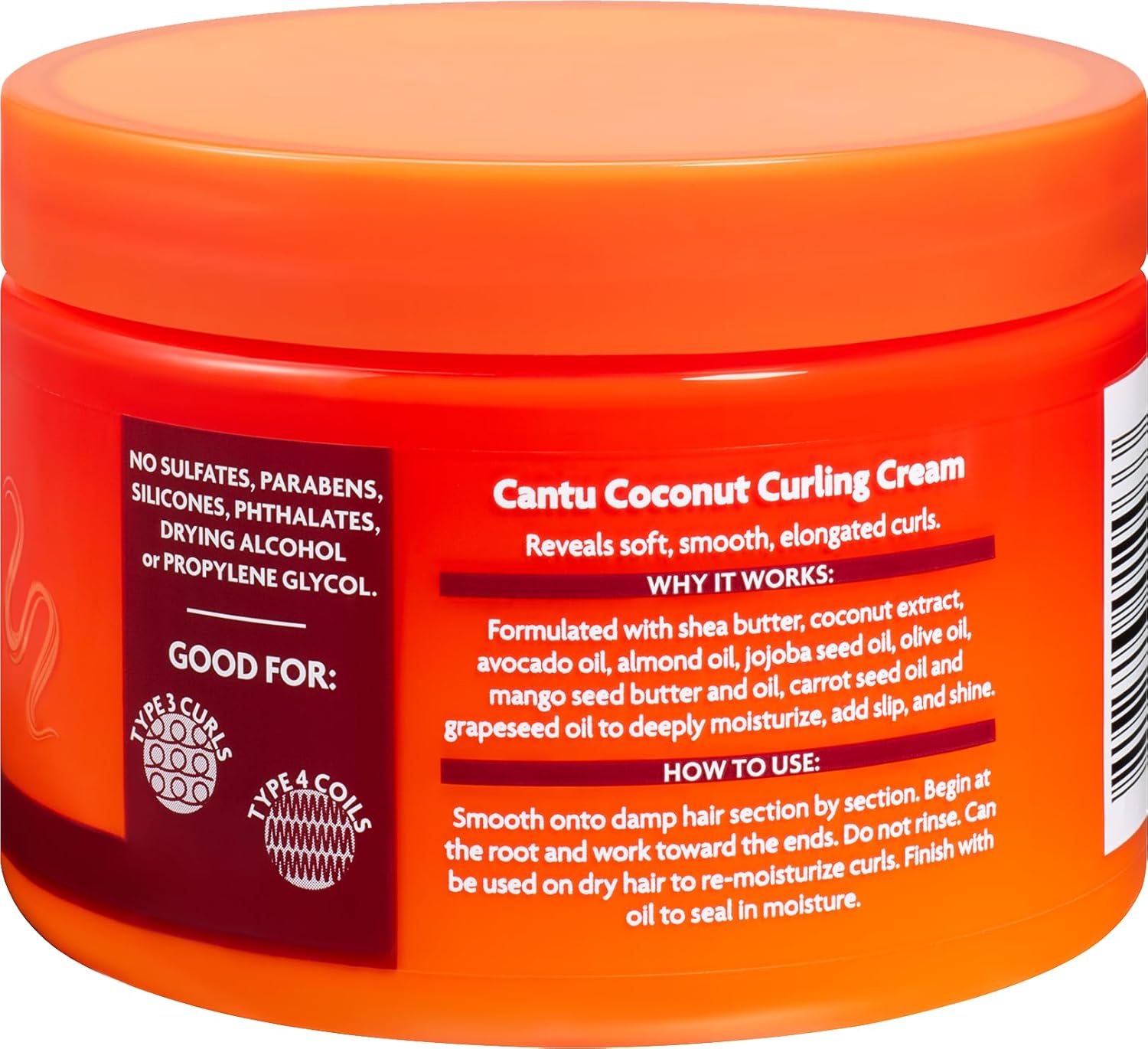 Cantu Coconut Curling Cream 340g (Packaging may vary) : Amazon.co.uk: Beauty