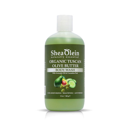 Organic Tuscan Olive Butter Body Wash With Avocado Oil & Cucumber Peel