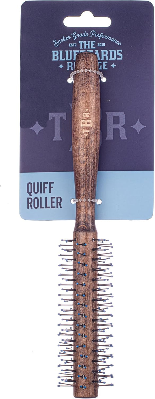 The Bluebeards Revenge, Quiff Roller, Professional Wooden Round Brush For Men'S Hair Styling
