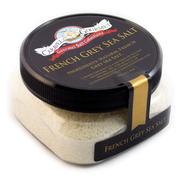 French Grey Celtic Style Sea Salt - From The Coasts Of Brittany, France - Infused With Mineral-Rich Clay - 4 Oz Jar