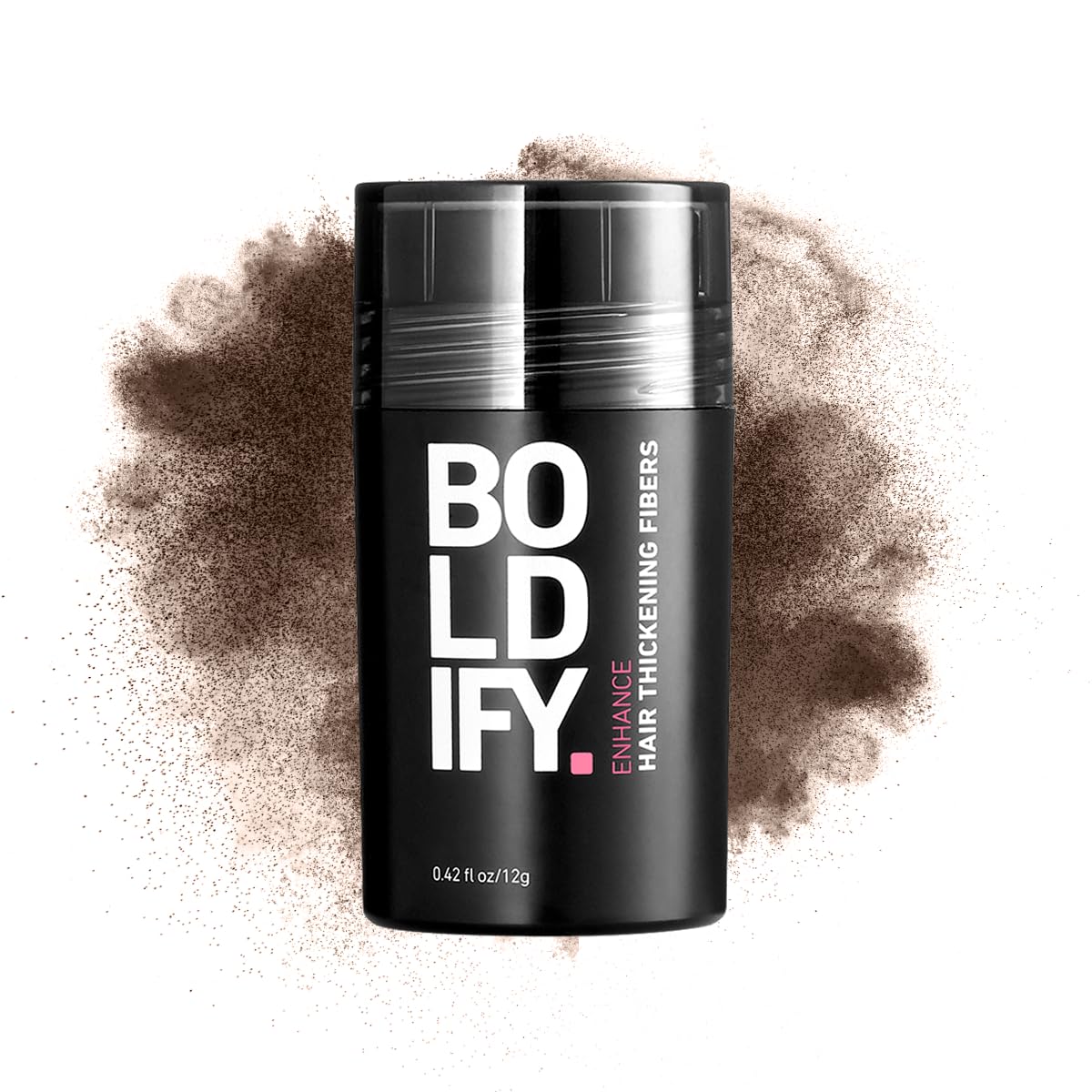 Boldify Hair Fibers (12G) Fill In Fine And Thinning Hair For An Instantly Thicker & Fuller Look - Best Value & Superior Formula -14 Shades For Women & Men - Medium Brown