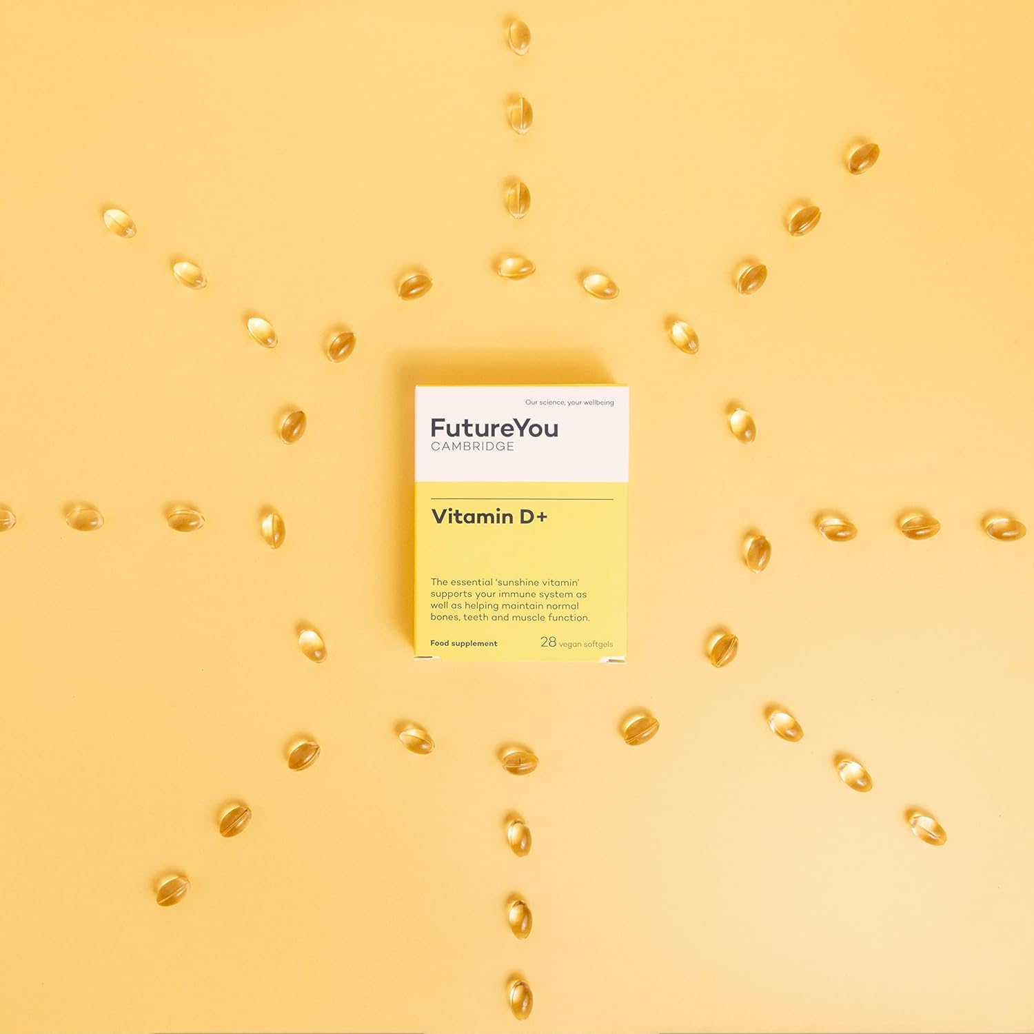 Vitamin D+ Softgel Capsules - Vegan Highly Bioavailable Sunflower Formulation - 28 Day Supply : Amazon.co.uk: Health & Personal Care