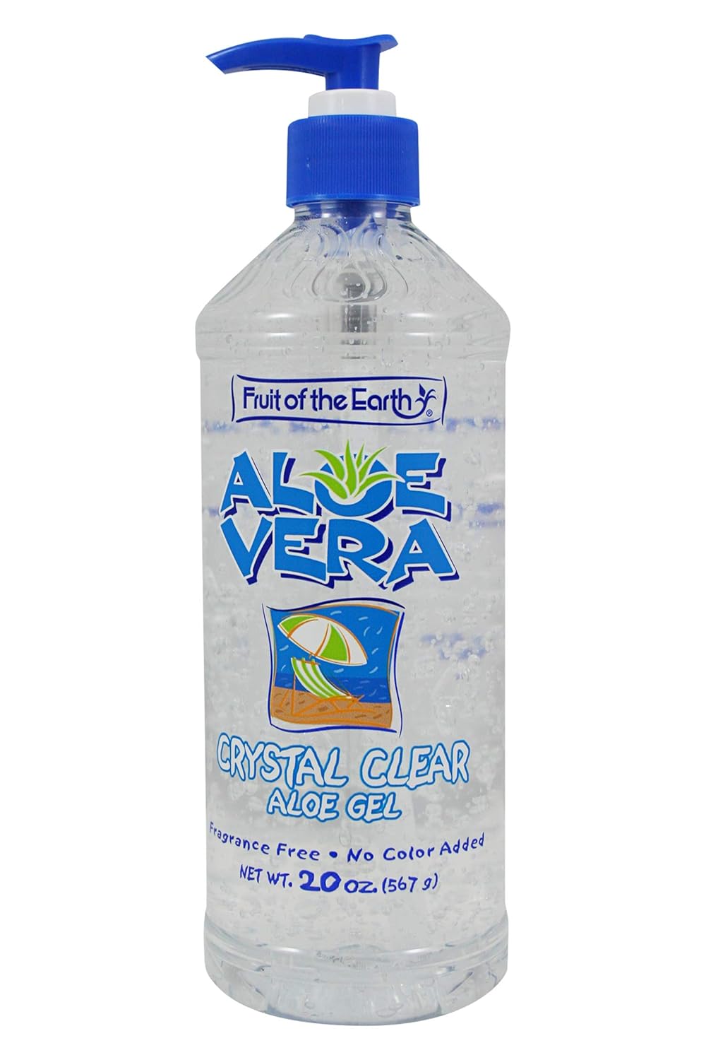 Fruit Of The Earth Aloe Vera Gel Crystal Clear