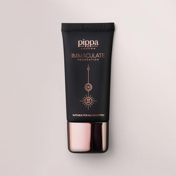 Pippa Of London Immaculate Liquid Foundation, Pecan 207, Lightweight, Medium Coverage, Matte Finish Sp35