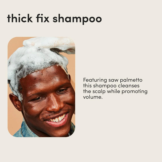 Hims Thick Fix System - Total Hair Package To Supports Hair Growth - Shampoo + Gummy Vitamins + Minoxidil 5%