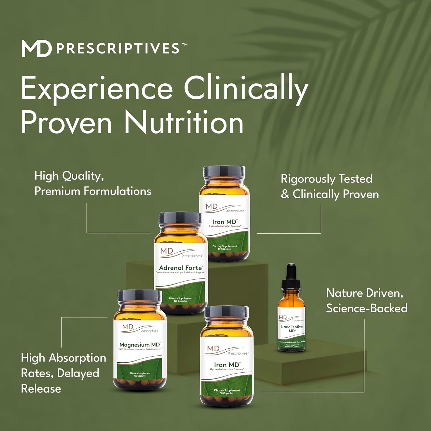 Md Prescriptives - Nanozeolite Md - Soluble Zeolite Solution - 60 Servings - 1 Fl Oz : Health & Household