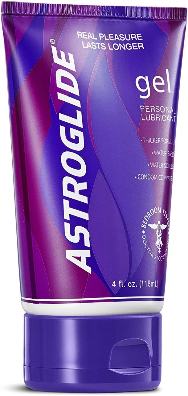 Astroglide Personal Lubricant, Gel - 4 oz, Pack of 5 : Health & Household