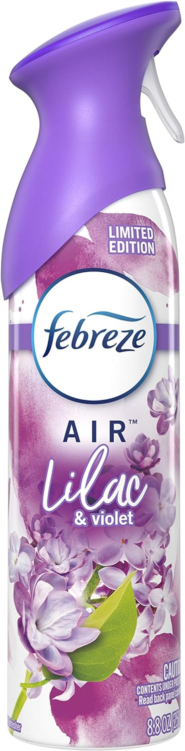 Febreze Odor-Eliminating Air Freshener, Lilac & Violet, 8.8 fl oz