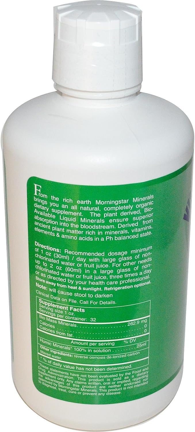 Morningstar Minerals Vitality Boost HA, Humic Minerals, 32 fl oz (946 ml)