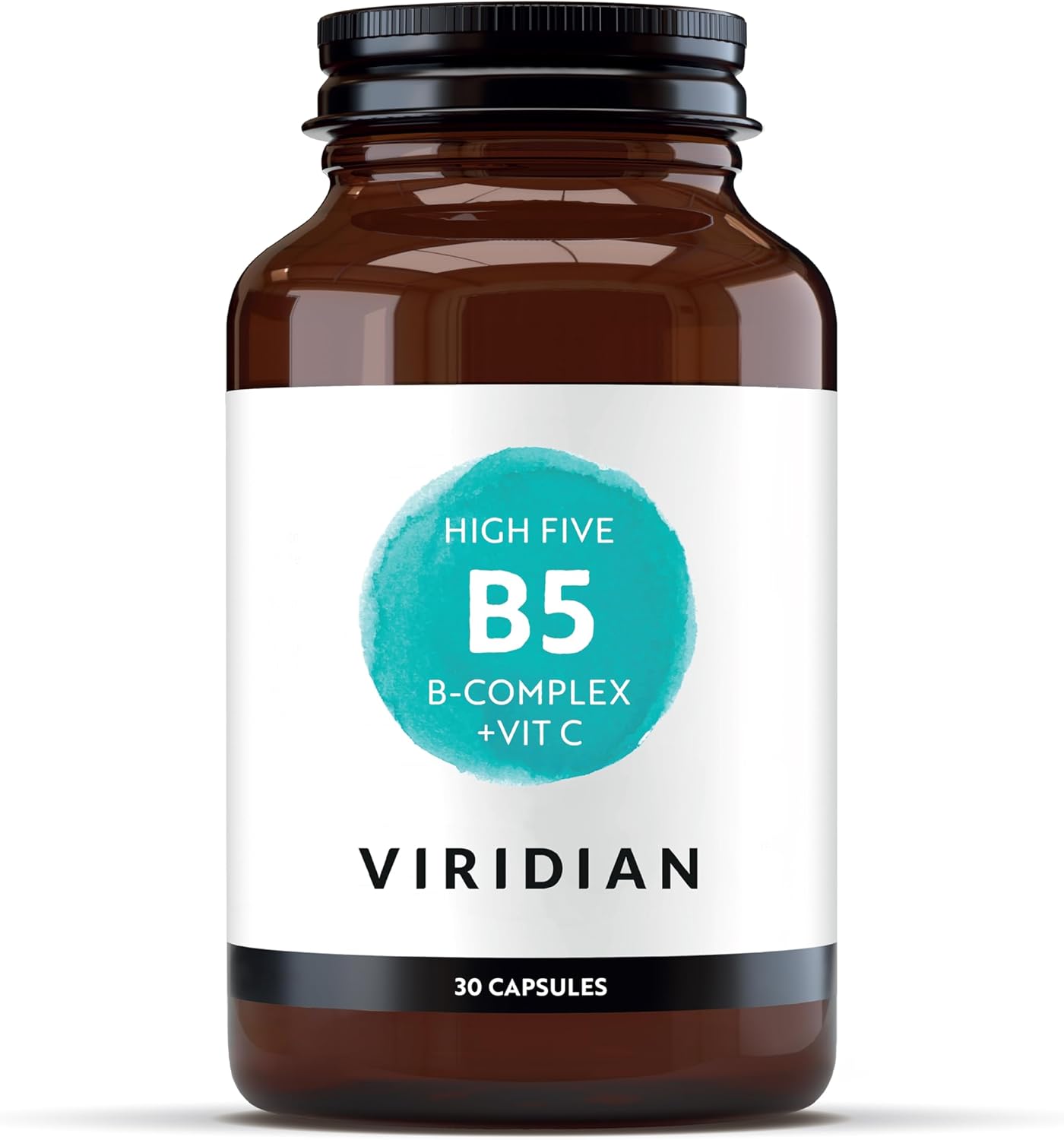 B0037Hch7Cviridian - High B5 Complex + Vit C - 30 Caps | Energy & Immune Support | Reduces Tiredness & Fatigue | Complete B-Vitamin Formula | 100% Active Ingredients | Expertly Formulated