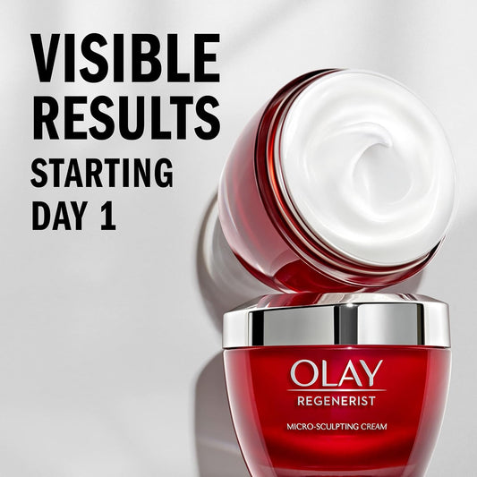 Olay Regenerist Micro Sculpting Cream Face Moisturizer, 1.7 Oz