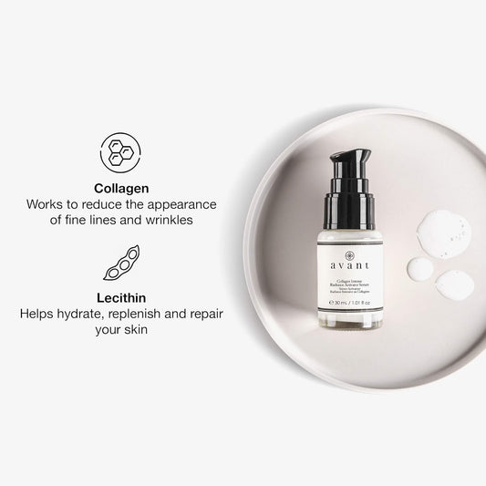 Avant Collagen Intense Radiance Activator Serum, 30Ml - Firming & Hydrating Face Serum With Niacinamide & Vitamin E - Anti-Ageing Vegan Skincare For Radiant, Youthful Skin