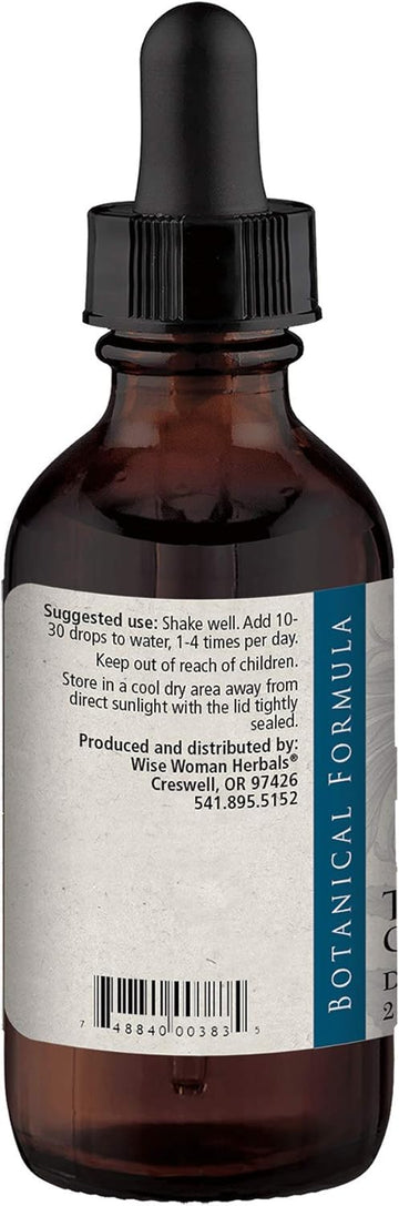 Wise Woman Herbals - Tummy Glycerite - 4 Oz - All-Natural Stomach Aid - Helps With Stomach Discomfort, Queasiness, Gas And Bloating - Promotes Healthy Digestive Function And Abdominal Support