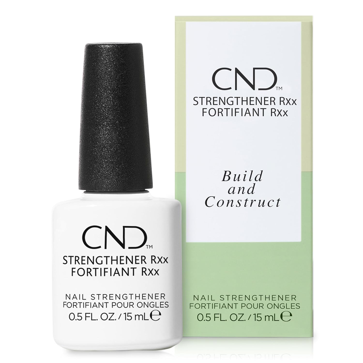 Cnd™ Strengthener Rxx, Nail Strengthener For Tougher, Stronger Nails & Protection For Thin Nails, 0.5 Fl Oz, 0.5 Fl Oz
