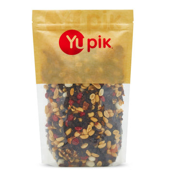 Yupik Camp Trail Mix, 2.2 Lb, A Mix Of Raisins, Papaya, Almonds, Peanuts, Walnuts, Yogurt Covered Raisins, And Candy Covered Peanuts, Pack Of 1