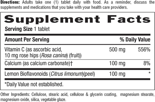 Country Life Vitamin C Buffered With Bioflavonoids, 500Mg, 250 Tablets, Certified Gluten Free, Certified Vegan
