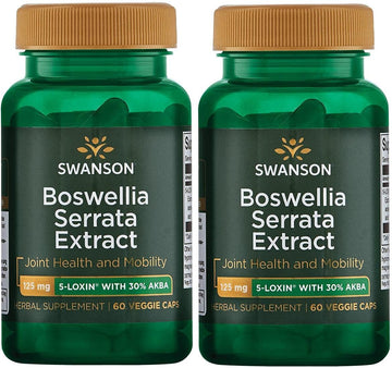 Swanson Boswellia Serrata Extract 125 Mg 60 Veg Caps 2 Pack
