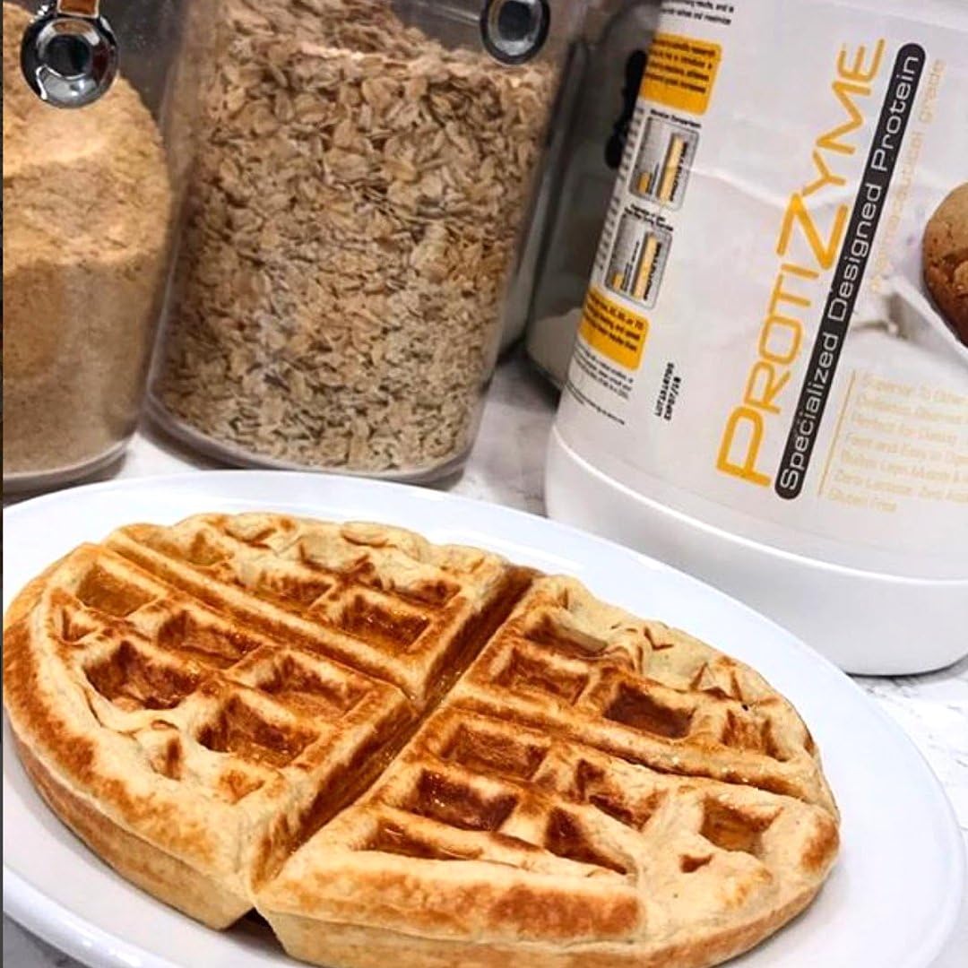 Metabolic Nutrition | Protizyme | 100% Whey Protein Powder | High Protein, Low Carb, Low Fat With Digestive Enzymes, 24 Essential Vitamins And Minerals | Vanilla Cake, 2 Pound : Health & Household