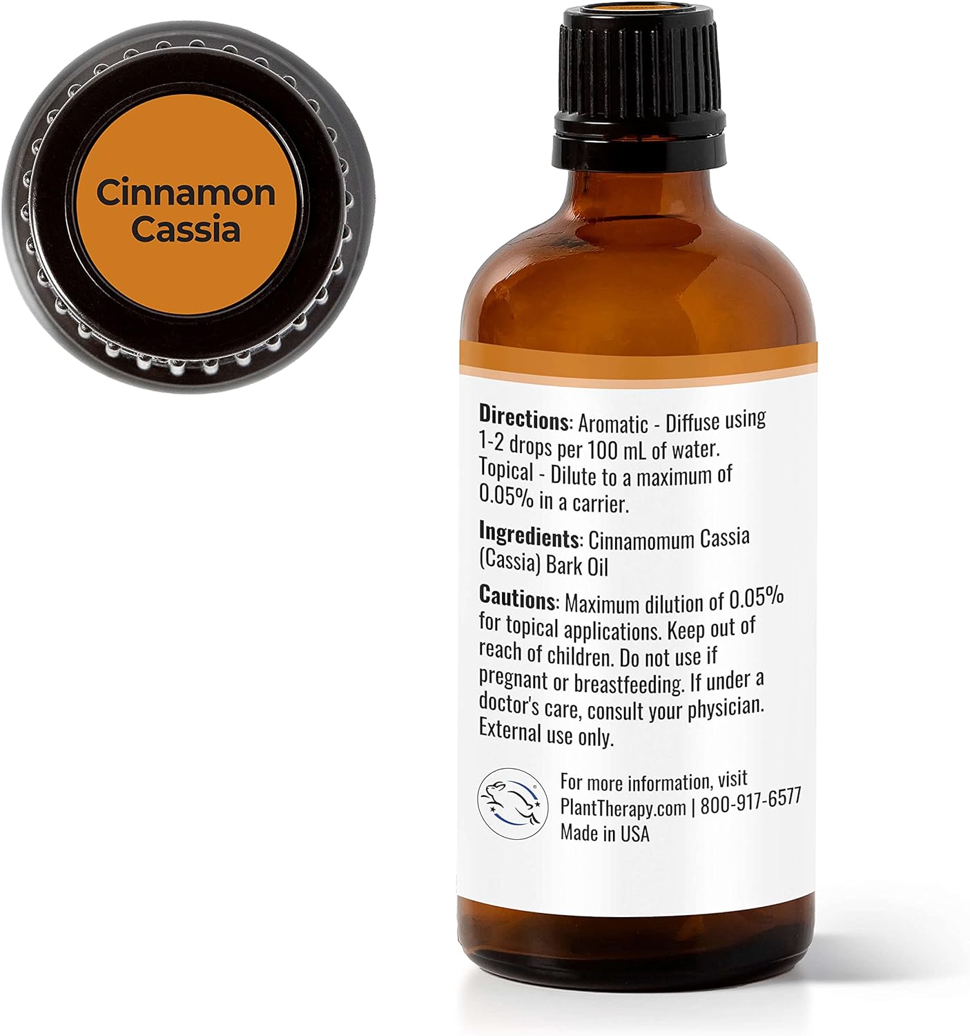 Plant Therapy Cinnamon Cassia Essential Oil 100 mL (3.3 oz) 100% Pure, Undiluted, Therapeutic Grade : Health & Household