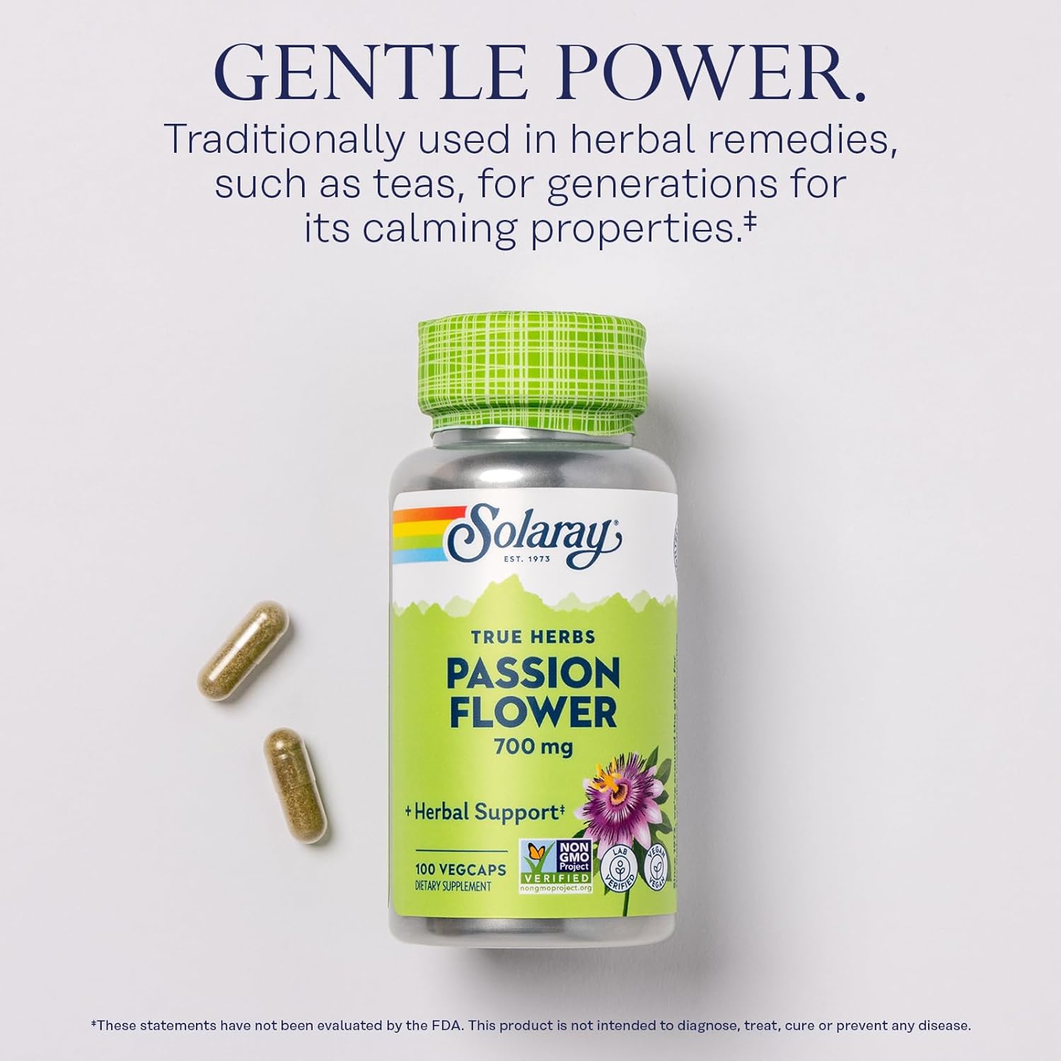 Solaray Mega Vitamin B Stress And Passion Flower Bundle - Timed Release Vitamin B Complex With Vitamin C - Energy, Mood And Immune Support With B6, B12, Plus Soothing Herbal Support, Vegan, 276/100Ct