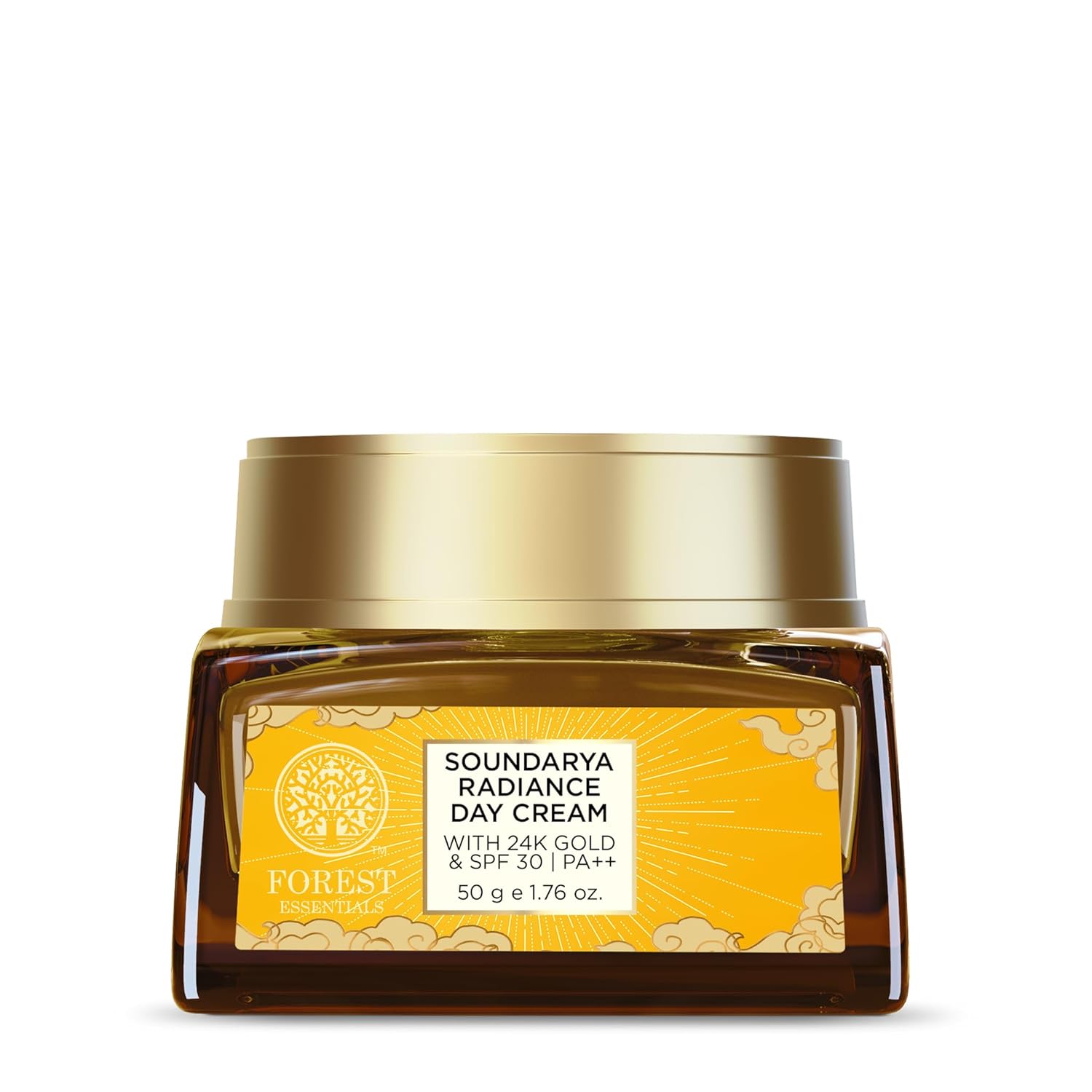 Forest Essentials Soundarya Radiance Cream With 24K Gold, 50G