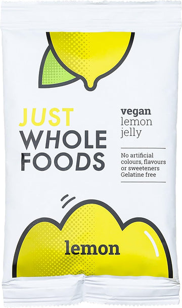 Just Wholefoods Lemon Jelly Crystals 85G X 11 (Pack Of 11)