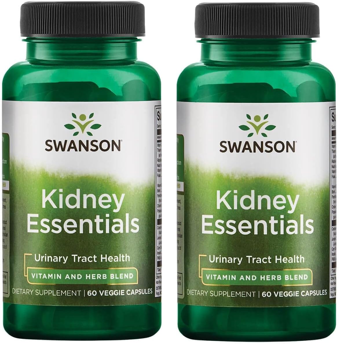 Swanson Kidney Essentials 60 Veg Capsules (2 Pack)