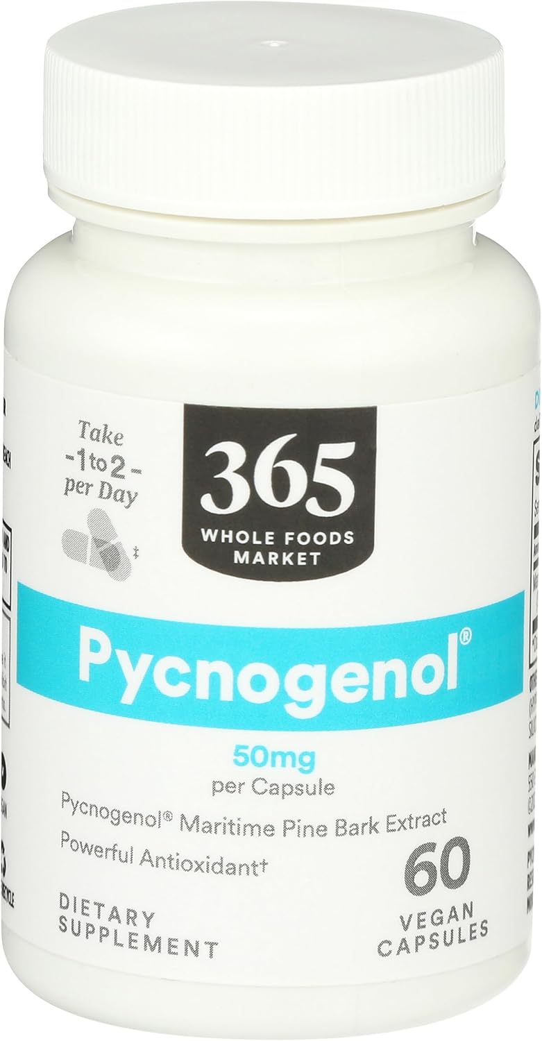 365 By Whole Foods Market, Pycnogenol 50Mg, 60 Vegetarian Capsules