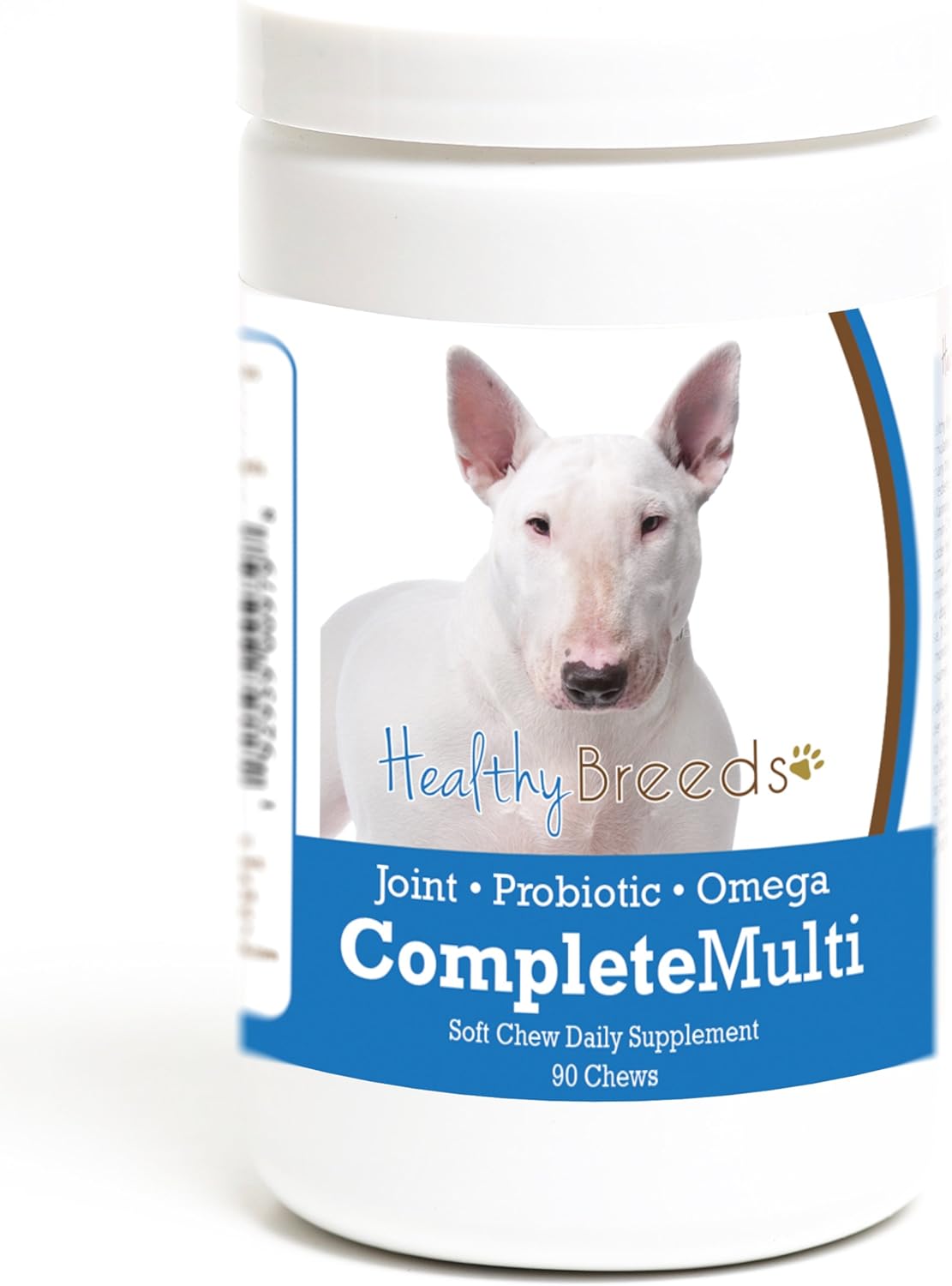 Healthy Breeds Bull Terrier All in One Multivitamin Soft Chew 90 Count : Pet Supplies