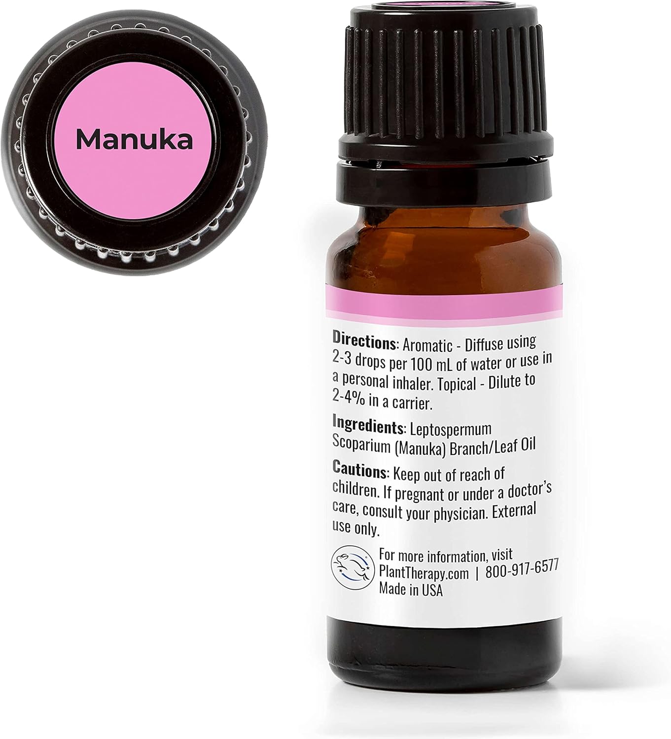 Plant Therapy Manuka Essential Oil 10 mL (1/3 oz) 100% Pure, Undiluted, Therapeutic Grade : Health & Household