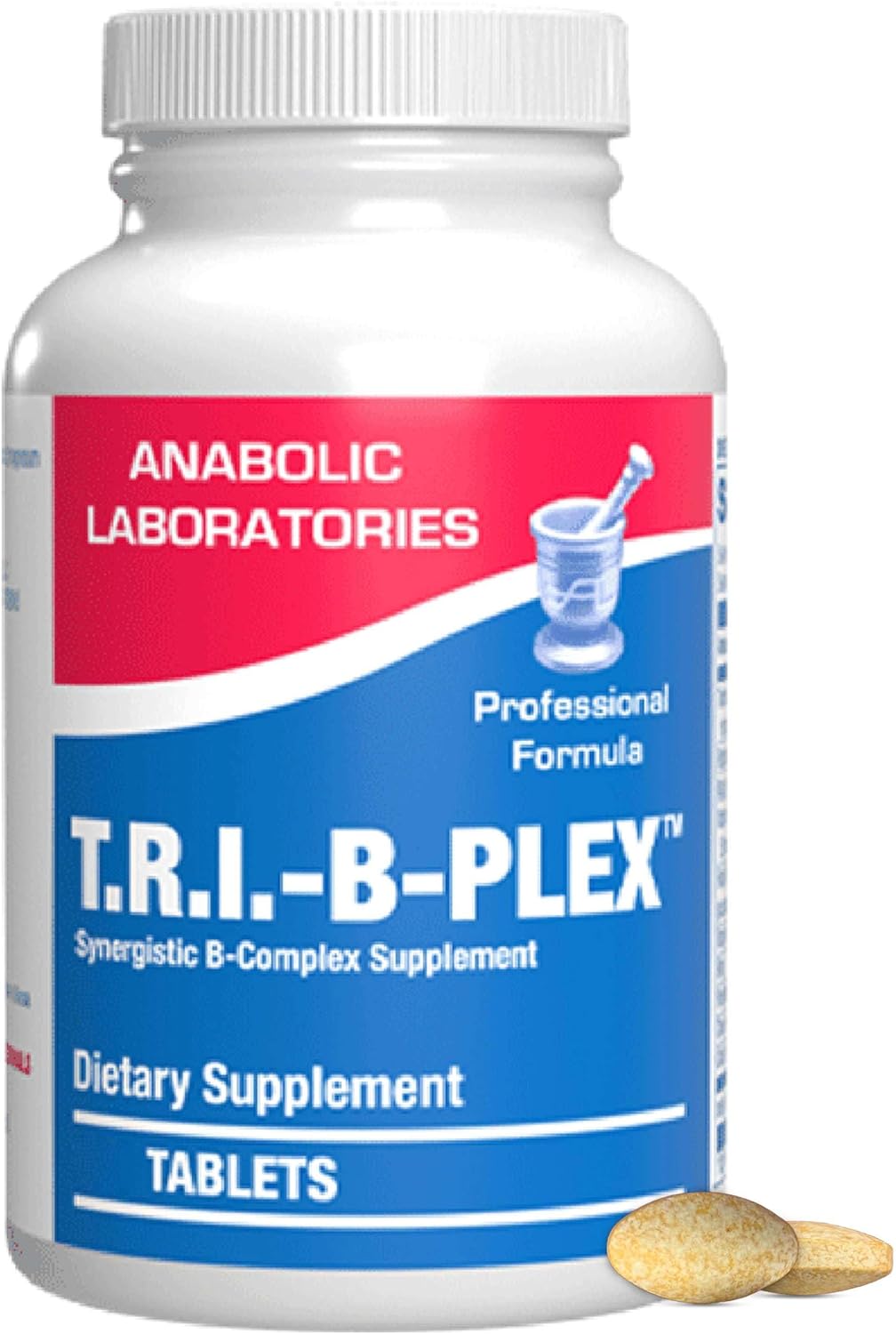 Time Release Super Vitamin B Complex - 120 Tablets For Heart, Brain, Eyes, Digestion And Prenatal Health - Complete B Complex Vitamins For Men And Women - T.R.I. B Plex Multivitamin