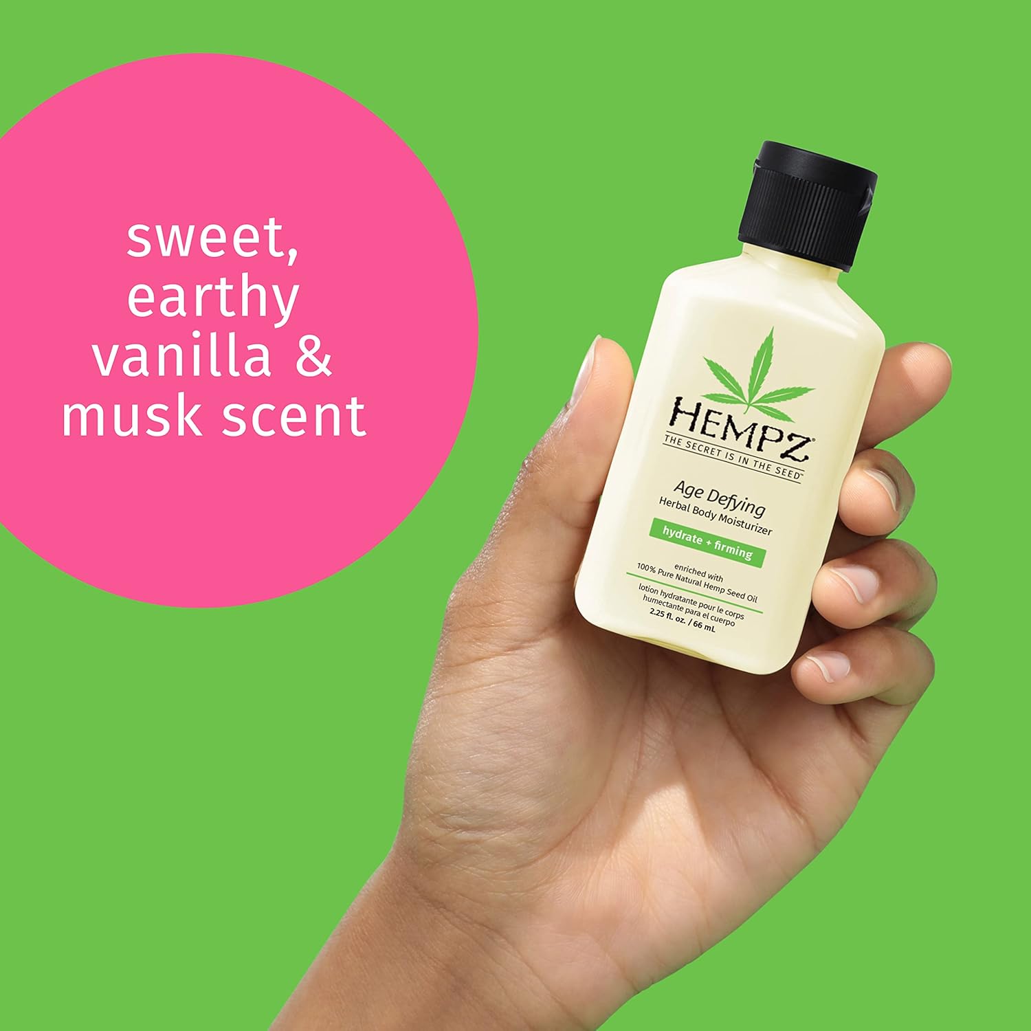 Hempz Age-Defy Body And Hand Lotion For Dry Skin, For Cracked & Crepey Skin, Quick Absorption Moisturizer, Large 17 Oz : Body Lotions : Beauty & Personal Care