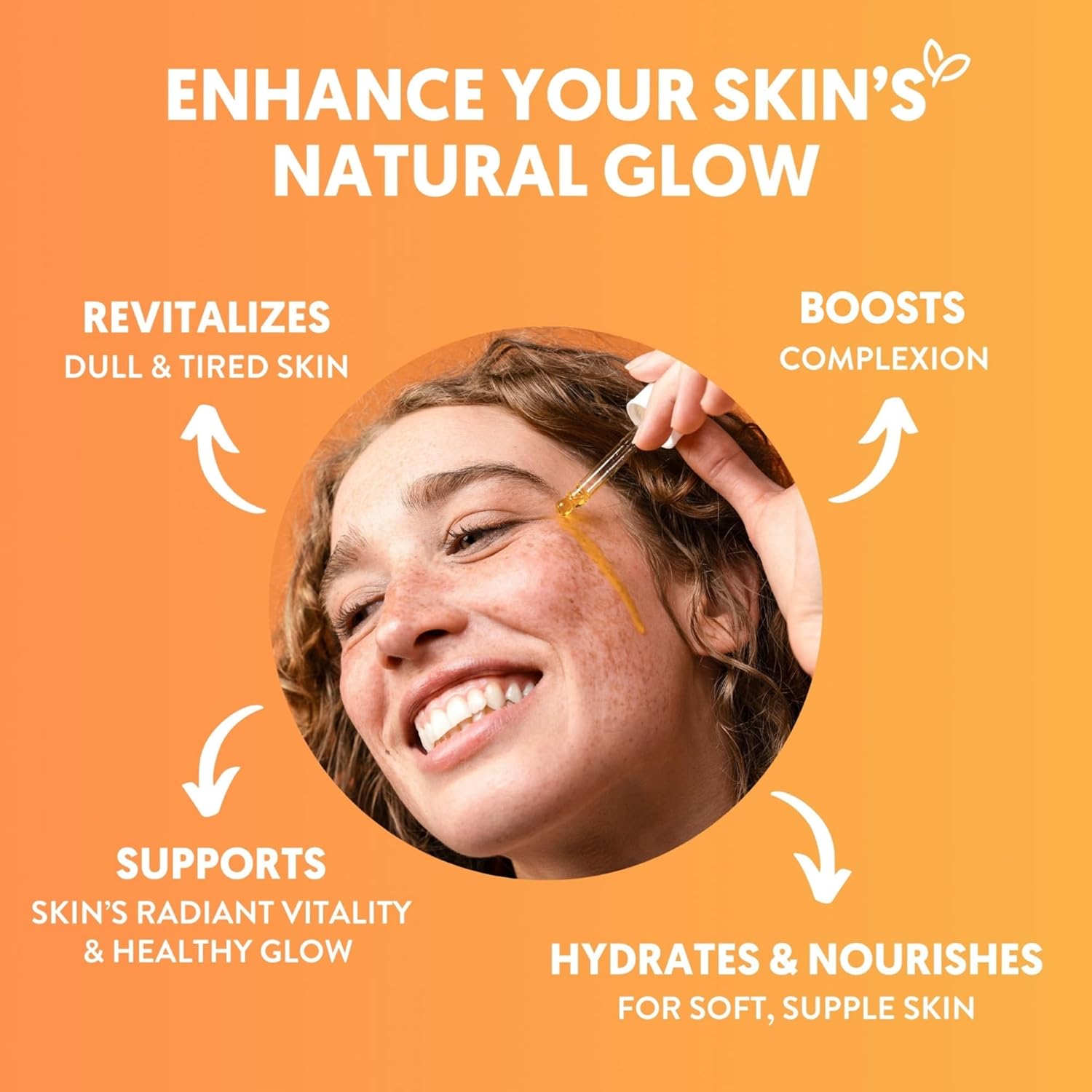 By Nature Brightening & Hydrating Face Oil - Vitamin C Oil & Turmeric Extract Enriched With Plant Squalane Oil For Face- Revitalize Dull, Tired Skin - Vitamin C Face Oil For Women And Men, 1 Fl Oz : Beauty & Personal Care