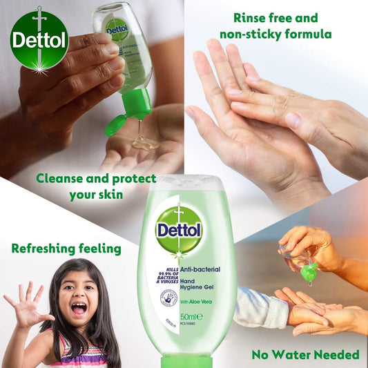 Dettol Antibacterial Hand Sanitiser X 12 - Aloe Vera