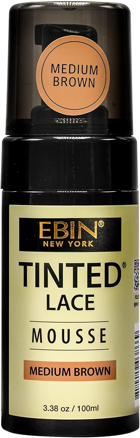 Ebin Tinted Lace Mousse (Dark Brown, 100 Ml)