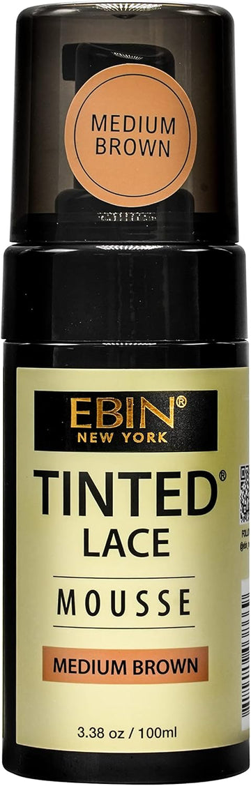 Ebin Tinted Lace Mousse (Dark Brown, 100 Ml)