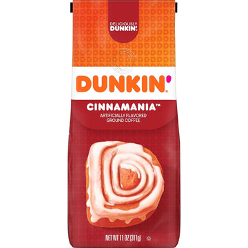 Dunkin' Cinnamania Flavored Ground Coffee, 11 Ounce (Pack of 1)