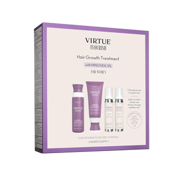 Virtue Flourish Hair Growth Regimen with Minoxidil 5% Foam